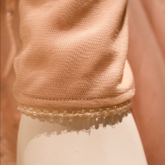 Engagement dress with rhinestones (overskirt, long sleeve) - Picture 6 of 7